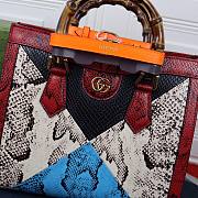 Gucci Diana Small Red Python Tote Bag 660195 - 3