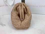 Bottega Veneta handwoven leather pouch in caramel  - 2