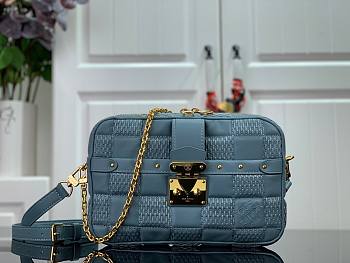 Louis Vuitton Troca PM H27 in Blue M59116 