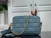 Louis Vuitton Troca PM H27 in Blue M59116  - 4