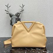 Bottega Veneta top handle bag in almond - 4