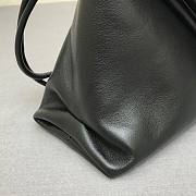Bottega Veneta fold-over envelope clutch black - 5