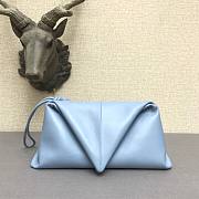 Bottega Veneta fold-over envelope clutch blue - 1