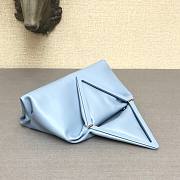 Bottega Veneta fold-over envelope clutch blue - 4