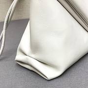 Bottega Veneta fold-over envelope clutch white - 4
