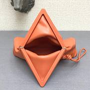 Bottega Veneta fold-over envelope clutch orange - 2