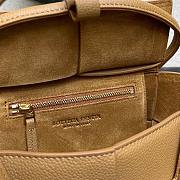 Bottega Veneta Mini intreccio leather top handle bag almond - 4