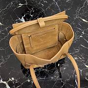 Bottega Veneta Mini intreccio leather top handle bag almond - 3