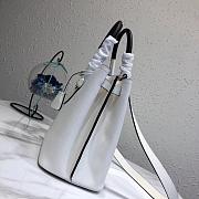 Prada White Leather Tote Bag 1bg148 - 4
