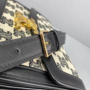 Celine Embroidery Calfskin Triiomphe Bag   - 5