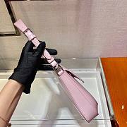 Prada Cleo brushed leather shoulder bag alabaster pink | 1BD303 - 3