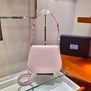Prada Cleo brushed leather shoulder bag alabaster pink | 1BD303 - 5