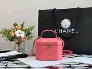 Chanel Lambskin Small Vanity Case AS2630 Pink - 1