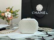 Chanel Lambskin Small Vanity Case AS2630 White - 5