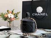 Chanel Lambskin Small Vanity Case AS2630 Black - 5