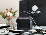 Chanel Lambskin Small Vanity Case AS2630 Black - 4