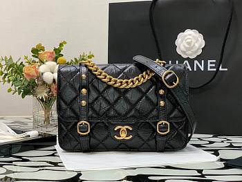 Chanel FlapBag Black Leather AS2696
