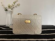 Chanel FlapBag White Leather AS2696 - 6