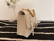Chanel FlapBag White Leather AS2696 - 3