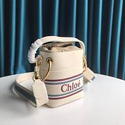 	 Chloe Roy Bucket Bag in White - 5