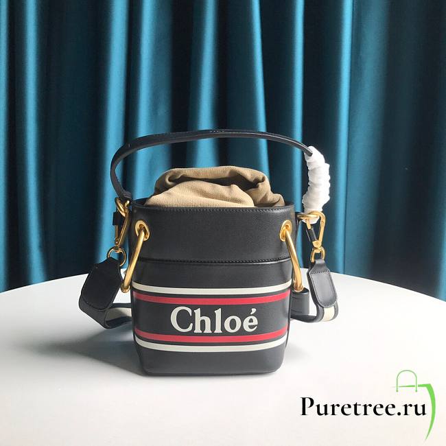 Chloe Roy Bucket Bag in Black - 1