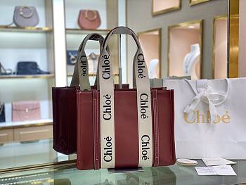 Chloe Small Woody tote bag with strap 