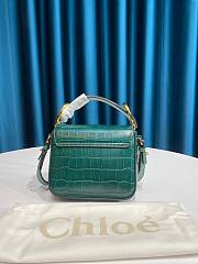 Chloe mini C bag in blue navy - 2