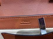 Chloe mini C bag in brown - 2