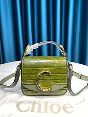 Chloe mini C bag in green - 1