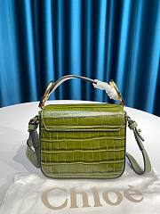 Chloe mini C bag in green - 4