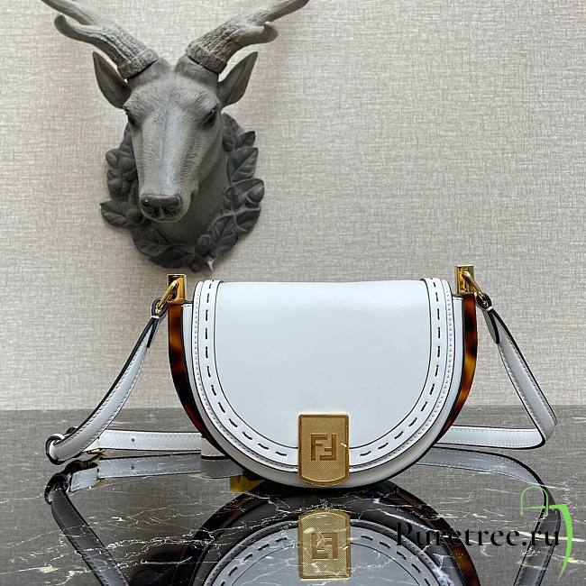 Fendi Moonlight crossbody bag in white - 1