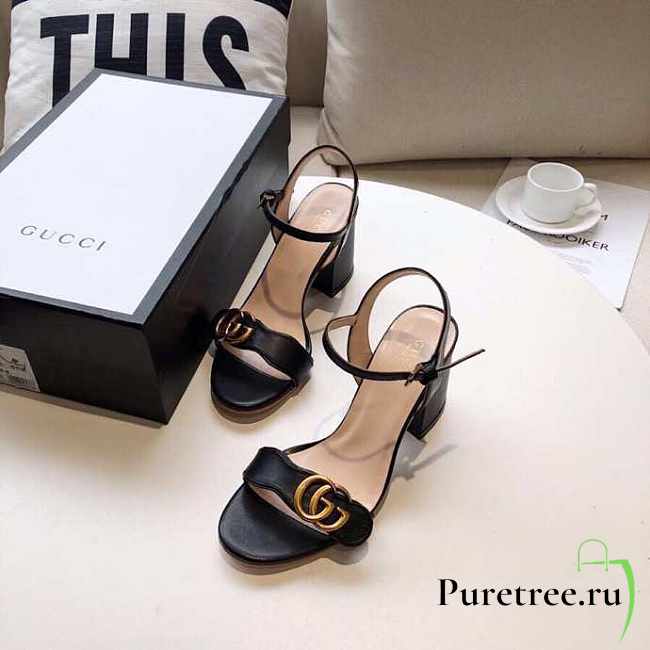 Gucci High-Heeled Sandals 5.5 cm - 1