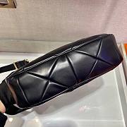 Black Padded nylon shoulder bag - 5