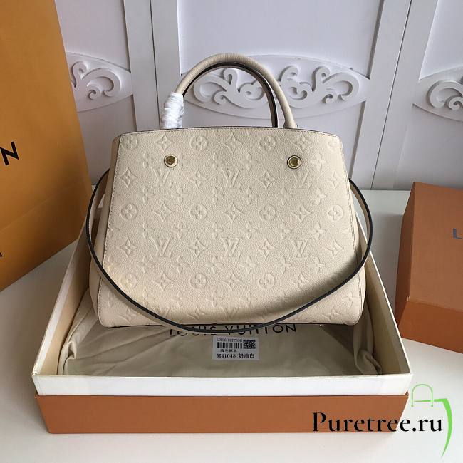 Louis Vuitton Montaigne Large White - 1