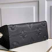Louis Vuitton Fuschia Empreinte Onthego MM Black 35 | M45660 - 5