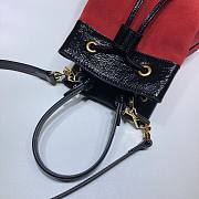 Gucci Ophidia bucket bag in red leather - 4