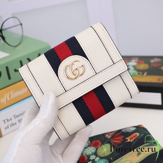 Gucci Ophidia GG wallet in GG Supreme - 1