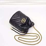 Gucci GG Marmont mini bucket leather bag - 5