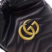 Gucci GG Marmont mini bucket leather bag - 6