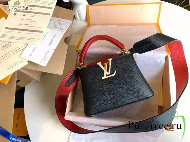 Louis Vuitton Capucines BB Red / Black  - 1