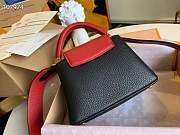 Louis Vuitton Capucines BB Red / Black  - 3