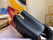 Louis Vuitton Capucines BB Red / Black  - 4