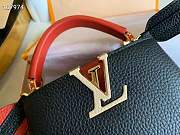 Louis Vuitton Capucines BB Red / Black  - 6