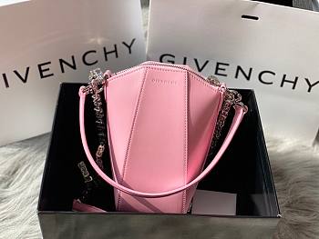 Givenchy Mini Antigona Vertical Bag in Pink