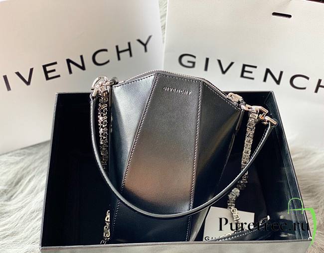 Givenchy Mini Antigona Vertical Bag in Black - 1