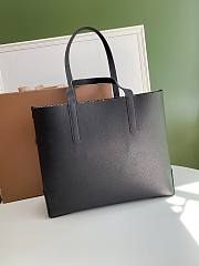 Buberry black tote leather bag - 3