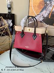 Louis Vuitton On My Side MM Red Leathers M53823 - 1