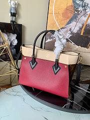 Louis Vuitton On My Side MM Red Leathers M53823 - 5