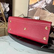 Louis Vuitton On My Side MM Red Leathers M53823 - 4