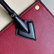 Louis Vuitton On My Side MM Red Leathers M53823 - 2